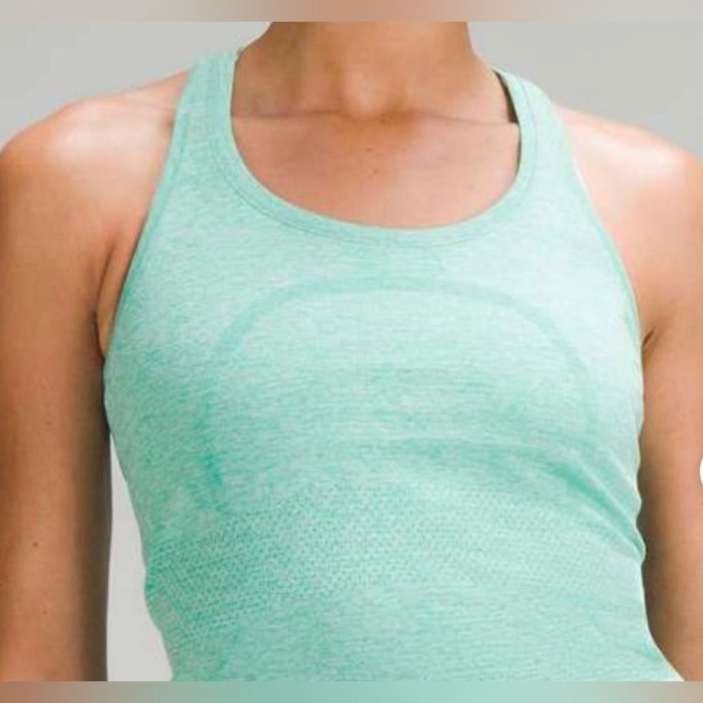 LuLuLemon Women's Mint Green Tank Top; Size 8; Like New!